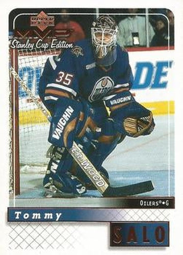 #71 Tommy Salo - Edmonton Oilers - 1999-00 Upper Deck MVP Stanley Cup Edition Hockey