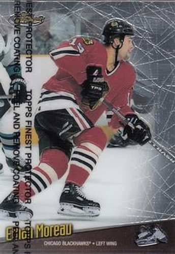 #71 Ethan Moreau - Chicago Blackhawks - 1998-99 Finest Hockey