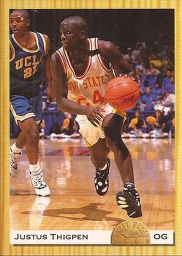 #71 Justus Thigpen - Iowa State Cyclones - 1993 Classic Draft Picks Basketball