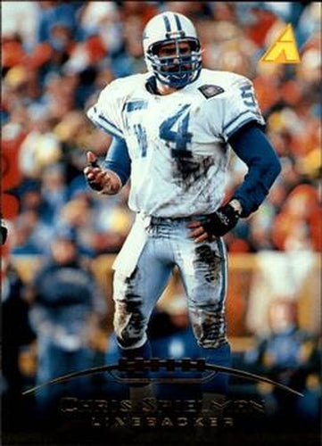 #71 Chris Spielman - Detroit Lions - 1995 Pinnacle Football