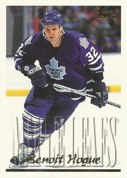 #71 Benoit Hogue - Toronto Maple Leafs - 1995-96 Topps Hockey