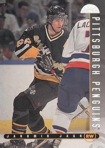 #71 Jaromir Jagr - Pittsburgh Penguins - 1995-96 Leaf Hockey