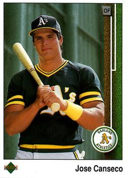 #371 Jose Canseco - Oakland Athletics - 1989 Upper Deck Baseball