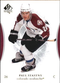 #71 Paul Stastny - Colorado Avalanche - 2007-08 SP Authentic Hockey