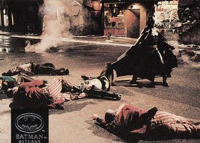 #71 Another view of Batman's spectacular vehicle. - 1992 Stadium Club Batman Returns