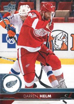 #71 Darren Helm - Detroit Red Wings - 2017-18 Upper Deck Hockey