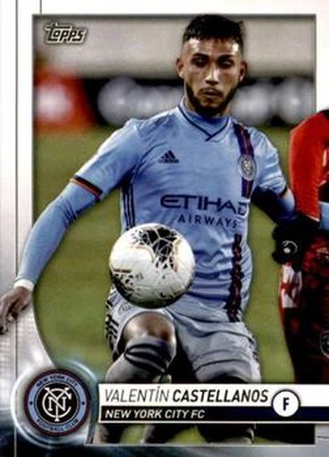 #71 Valent’n Castellanos - New York City FC - 2020 Topps MLS Soccer