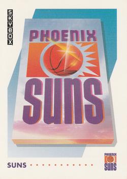 #371 Phoenix Suns Logo - Phoenix Suns - 1991-92 SkyBox Basketball