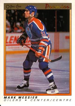 #71 Mark Messier - Edmonton Oilers - 1990-91 O-Pee-Chee Premier Hockey