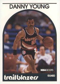 #71 Danny Young - Portland Trail Blazers - 1989-90 Hoops Basketball