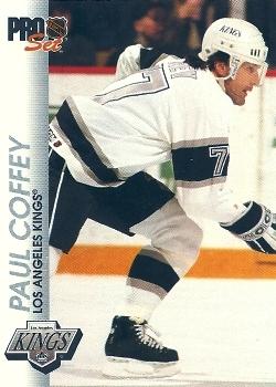 #71 Paul Coffey - Los Angeles Kings - 1992-93 Pro Set Hockey