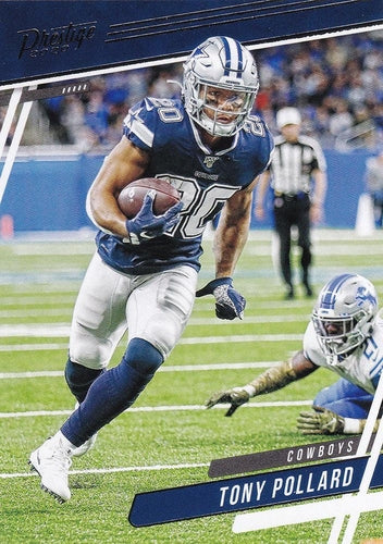 #71 Tony Pollard - Dallas Cowboys - 2020 Panini Prestige Football