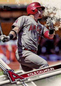 #HMW71 Kole Calhoun - Los Angeles Angels - 2017 Topps Holiday Baseball