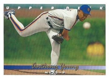 #71 Anthony Young - New York Mets - 1993 Upper Deck Baseball