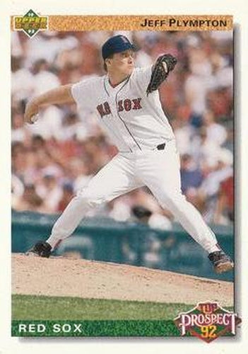 #71 Jeff Plympton - Boston Red Sox - 1992 Upper Deck Baseball