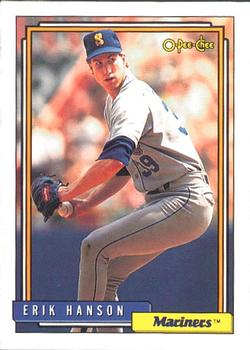#71 Erik Hanson - Seattle Mariners - 1992 O-Pee-Chee Baseball