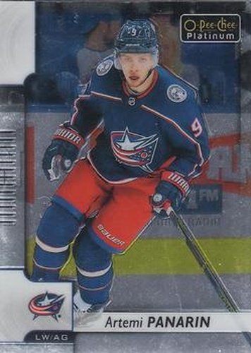 #71 Artemi Panarin - Columbus Blue Jackets - 2017-18 O-Pee-Chee Platinum Hockey