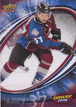 #71 T.J. Hensick - Colorado Avalanche - 2008-09 Upper Deck Power Play Box Set Hockey
