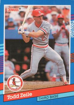 #71 Todd Zeile - St. Louis Cardinals - 1991 Donruss Baseball