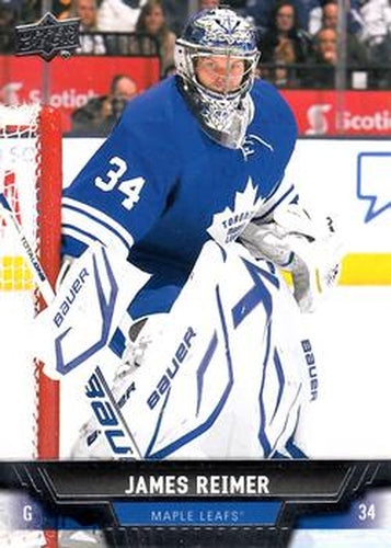 #71 James Reimer - Toronto Maple Leafs - 2013-14 Upper Deck Hockey
