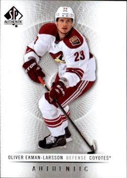 #71 Oliver Ekman-Larsson - Phoenix Coyotes - 2012-13 SP Authentic Hockey