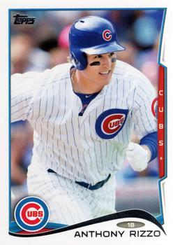 #71a Anthony Rizzo - Chicago Cubs - 2014 Topps Baseball