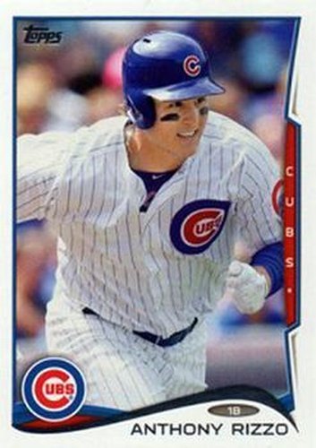 #71b Anthony Rizzo - Chicago Cubs - 2014 Topps Baseball