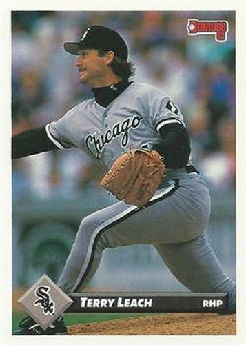 #720 Terry Leach - Chicago White Sox - 1993 Donruss Baseball