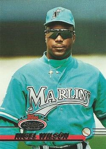 #720 Nigel Wilson - Florida Marlins - 1993 Stadium Club Baseball