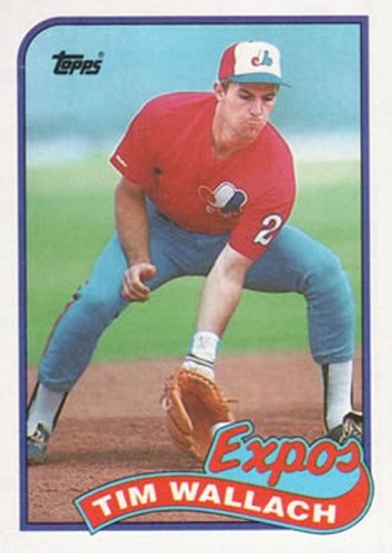 #720 Tim Wallach - Montreal Expos - 1989 Topps Baseball