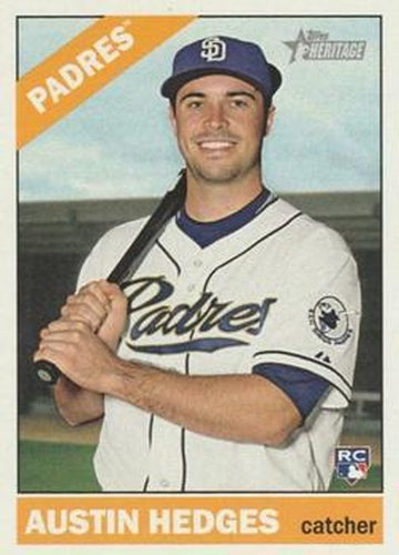 #720 Austin Hedges - San Diego Padres - 2015 Topps Heritage Baseball