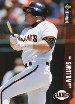 #720 Matt Williams - San Francisco Giants - 1996 Collector's Choice Baseball