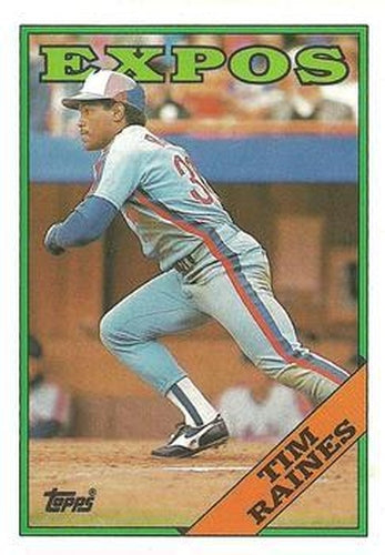 #720 Tim Raines - Montreal Expos - 1988 Topps Baseball