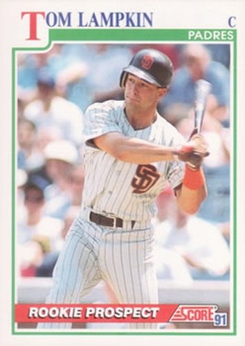 #720 Tom Lampkin - San Diego Padres - 1991 Score Baseball