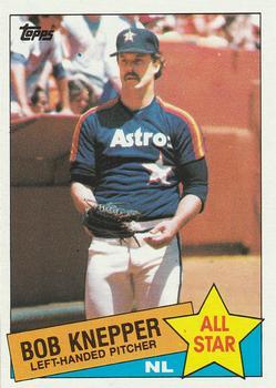 #721 Bob Knepper - Houston Astros - 1985 Topps Baseball