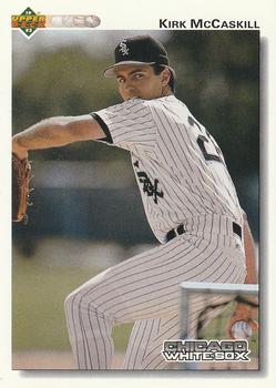 #722 Kirk McCaskill - Chicago White Sox - 1992 Upper Deck Baseball