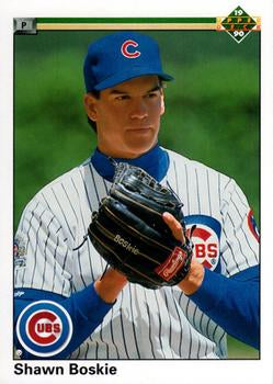 #722 Shawn Boskie - Chicago Cubs - 1990 Upper Deck Baseball