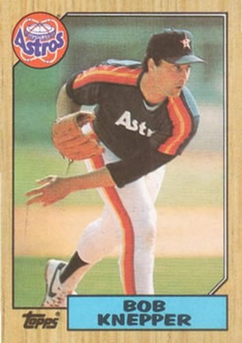 #722 Bob Knepper - Houston Astros - 1987 Topps Baseball