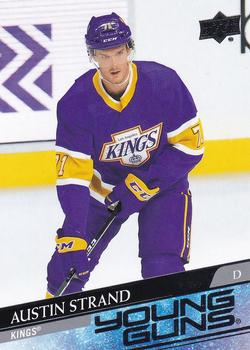 #722 Austin Strand - Los Angeles Kings - 2020-21 Upper Deck Hockey