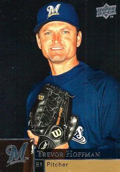 #722 Trevor Hoffman - Milwaukee Brewers - 2009 Upper Deck Baseball