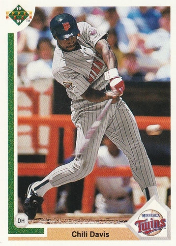 #722 Chili Davis - Minnesota Twins - 1991 Upper Deck Baseball