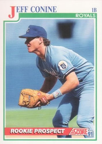 #722 Jeff Conine - Kansas City Royals - 1991 Score Baseball