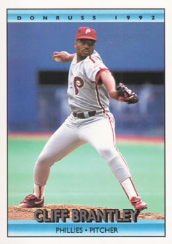 #722 Cliff Brantley - Philadelphia Phillies - 1992 Donruss Baseball
