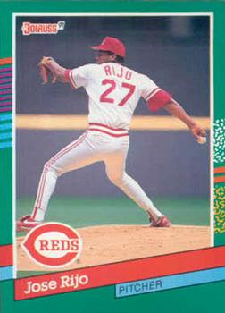 #722 Jose Rijo - Cincinnati Reds - 1991 Donruss Baseball