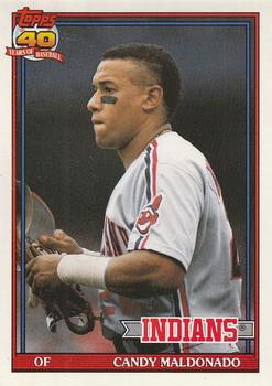 #723 Candy Maldonado - Cleveland Indians - 1991 O-Pee-Chee Baseball