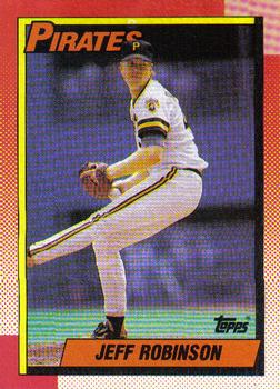 #723 Jeff Robinson - Pittsburgh Pirates - 1990 Topps Baseball