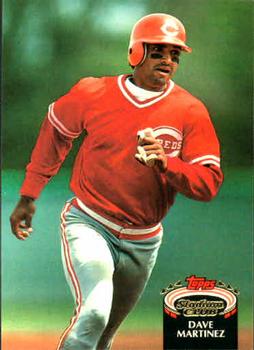 #723 Dave Martinez - Cincinnati Reds - 1992 Stadium Club Baseball