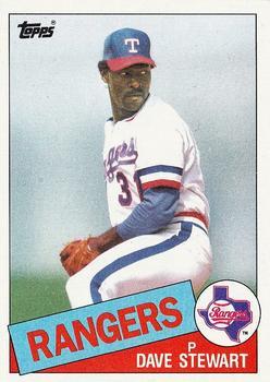 #723 Dave Stewart - Texas Rangers - 1985 Topps Baseball