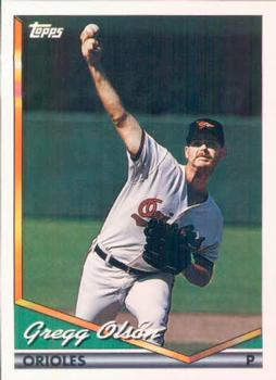 #723 Gregg Olson - Baltimore Orioles - 1994 Topps Baseball