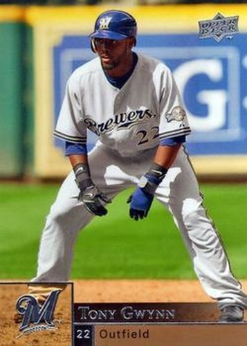 #723 Tony Gwynn - Milwaukee Brewers - 2009 Upper Deck Baseball